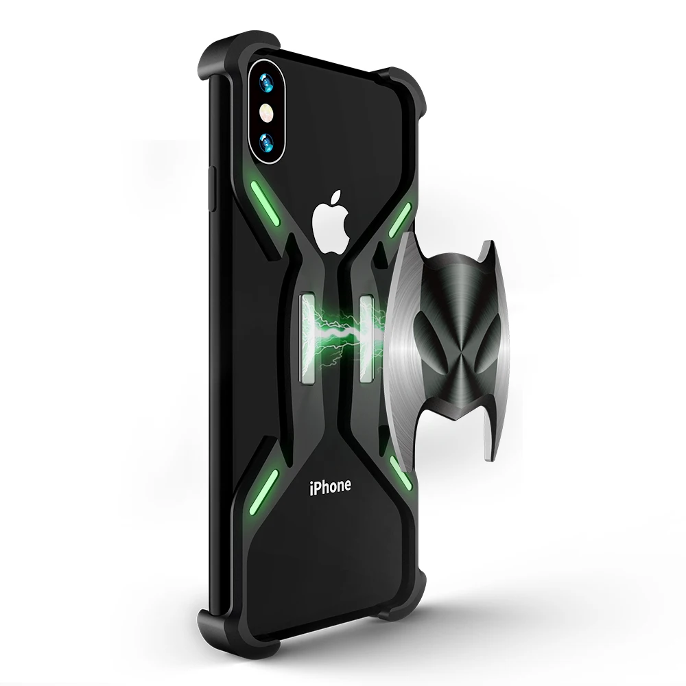 Защитный чехол бампер с Бэтменом для Apple iPhone 7 8 Plus x Xr X Xs Max роскошный ударопрочный
