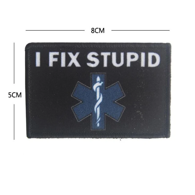 3D вышивальный знак тупой Звездная жизнь медицинская заплата вышивки военный