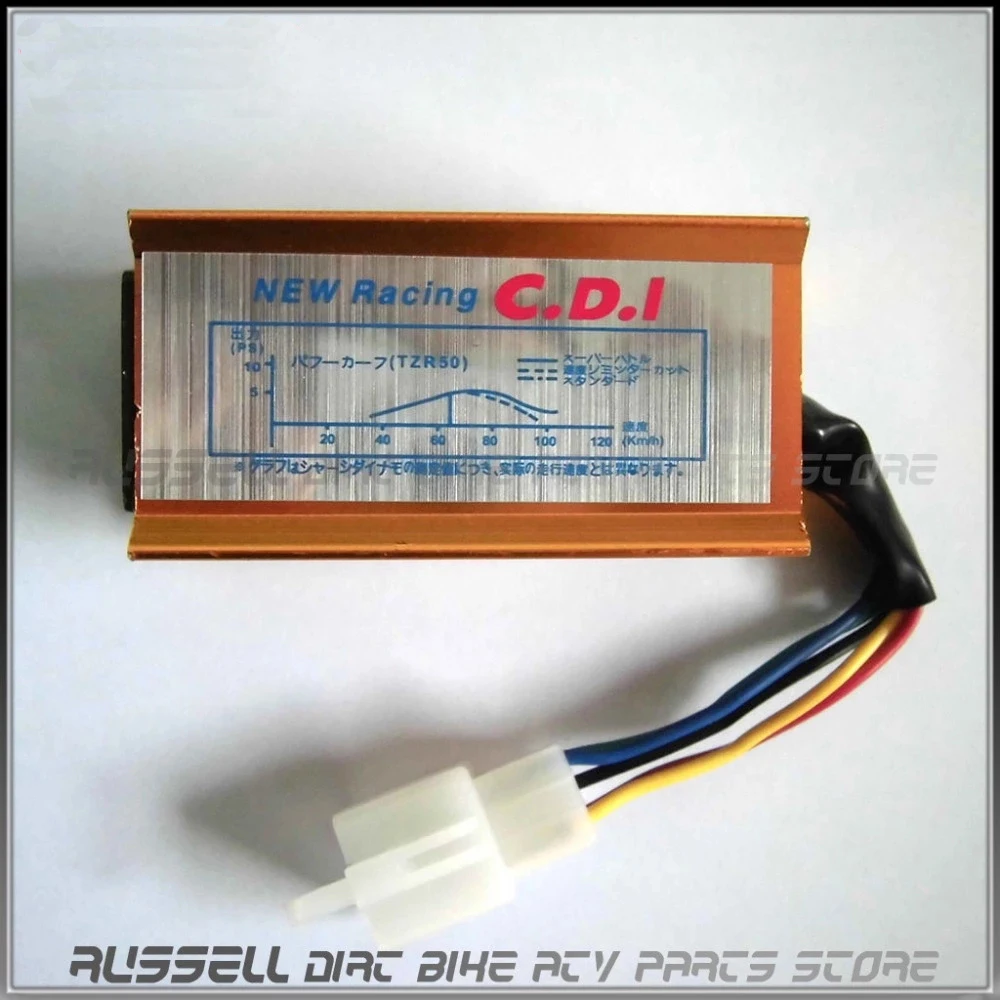 DC 6 Pin Racing Rev Коробка зажигания CDI блок 250cc 300cc PIT Quad Dirt Bike ATV