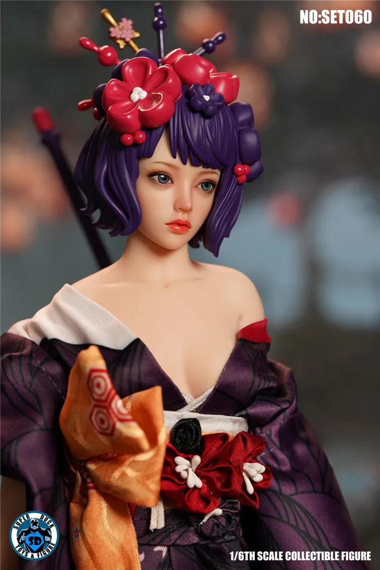 Супер утка SET060 масштаб 1/6 пикантная японская игра Katsushika Hokusai женская голова Лепка