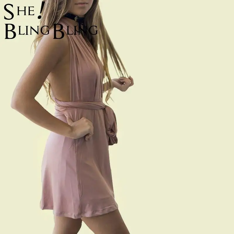 Летнее женское сексуальное Бандажное платье SheBlingBling летнее вечернее