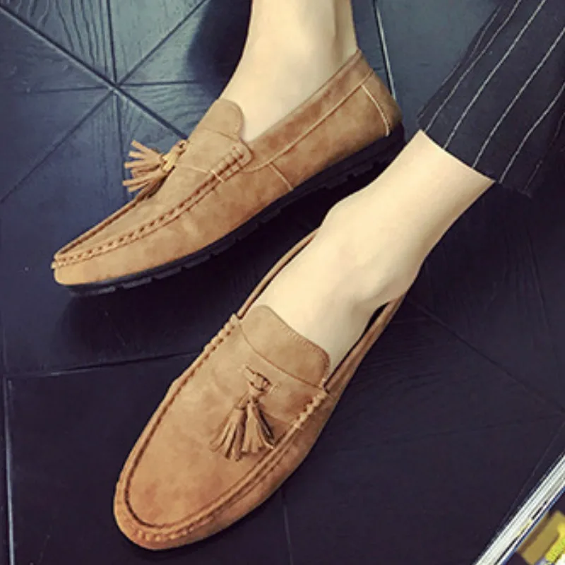 Summer Shoes Men Flats Slip On Male Loafers Driving Moccasins Homme Casual Fashion Dress Wedding Footwear | Обувь