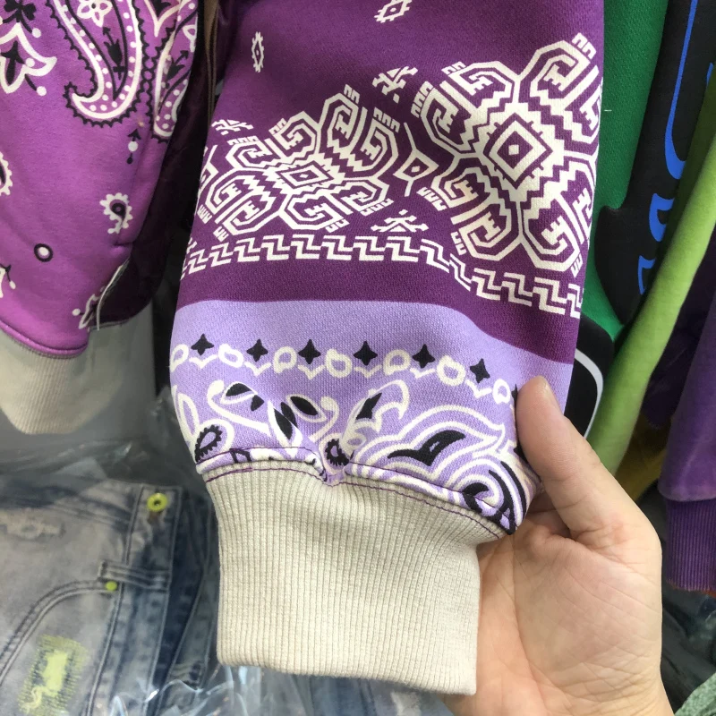 

New luxury High Men Kapital West Coast CRIPS gentleman Hoodies Hoody hooded Sweatshirts velvet Cotton Drake Thicken Fleece #C53