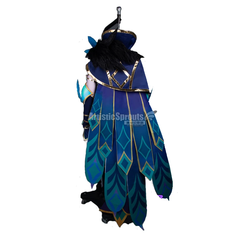 

Xayah LOL The Charmer Rakan cloak Cosplay Costume Free Shipping