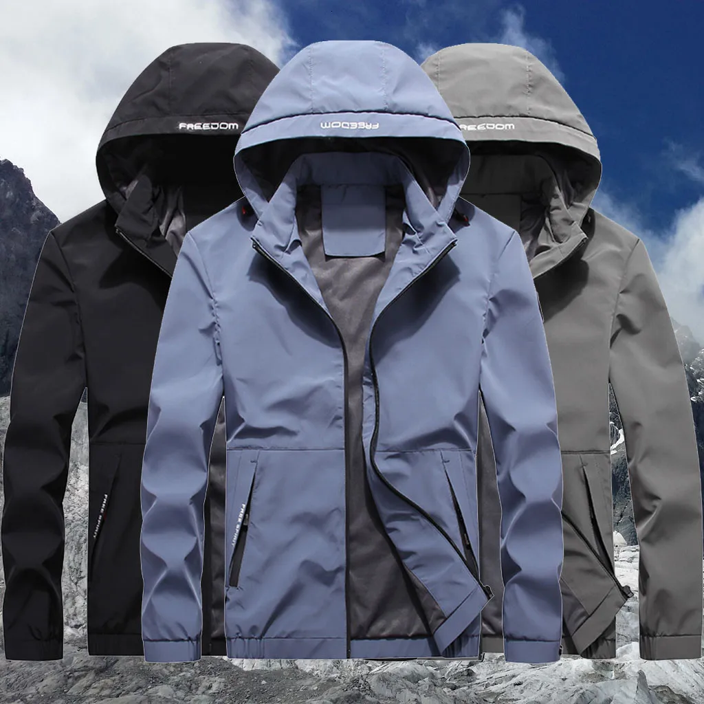 Стильная мужская ветровка Осень Зима куртка Кейп повседневная плюс размерные