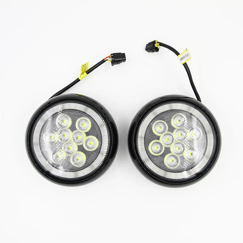 Дымовая черная линза для Mini Cooper R50 R53 02-06 R52 04-06 передние поворотные сигнальные комплекты W/Bumper Led Mini Rally Light DRL Halo