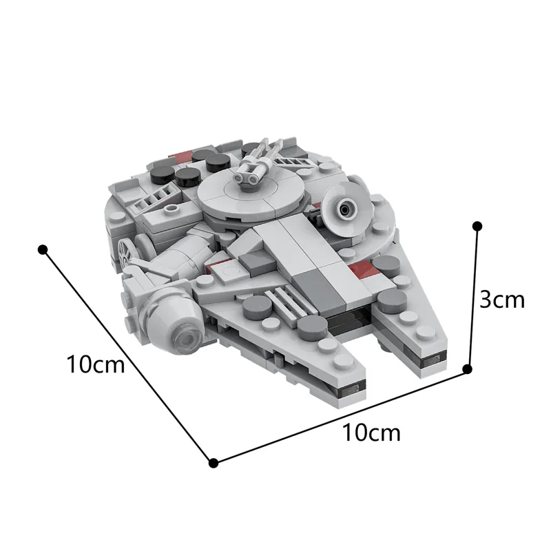 

Star Space Military Series Mini Millenniums Model building Blocks Diy Bricks Educational For Children Assembly Toys Gifts