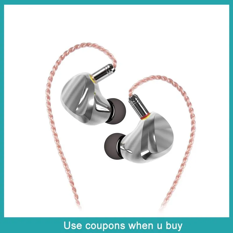 Внутриканальные наушники TRI I3 плоский композитный Динамический драйвер 8 мм