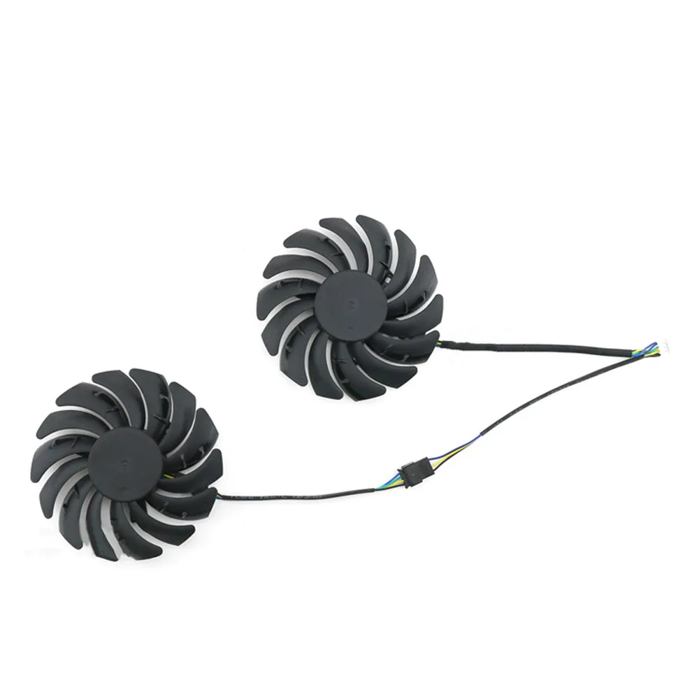 Тихий вентилятор для видеокарты, вентилятор для быстрого охлаждения графического процессора PLD09210S12HH для MSI Radeon RX 5700XT/5700, графический охладитель