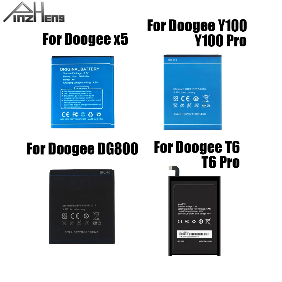 Аккумулятор для смартфона Doogee X5 X 5 Y100 T6 Pro DG800|Аккумуляторы мобильных телефонов| |