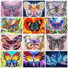 Алмазная 5d картина JIEME, Новое поступление, алмазная вышивка с животными, вышивка крестиком, бабочка стразы, полная мозаика, домашний декор, подарок