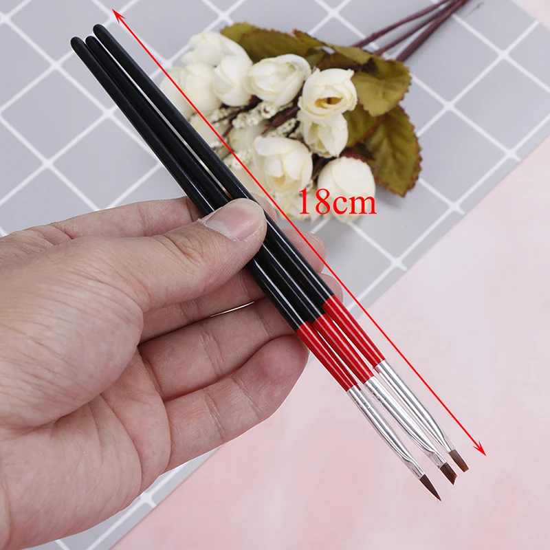 3 шт/4 шт кисти для дизайна ногтей маникюрный набор градиентная кисть Гелевая