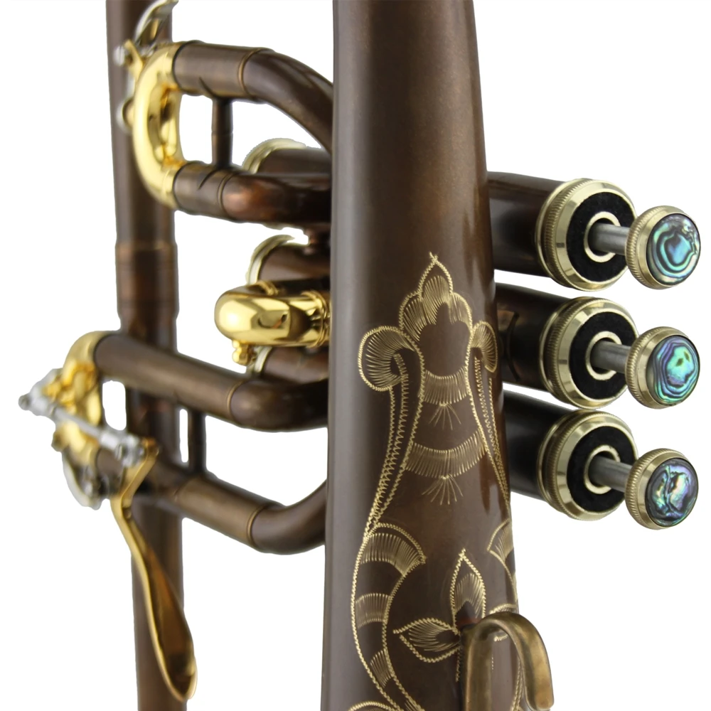 Профессиональный винтажный кофейный цвет тон Bb flugelhorn|Флюгельгорн| |