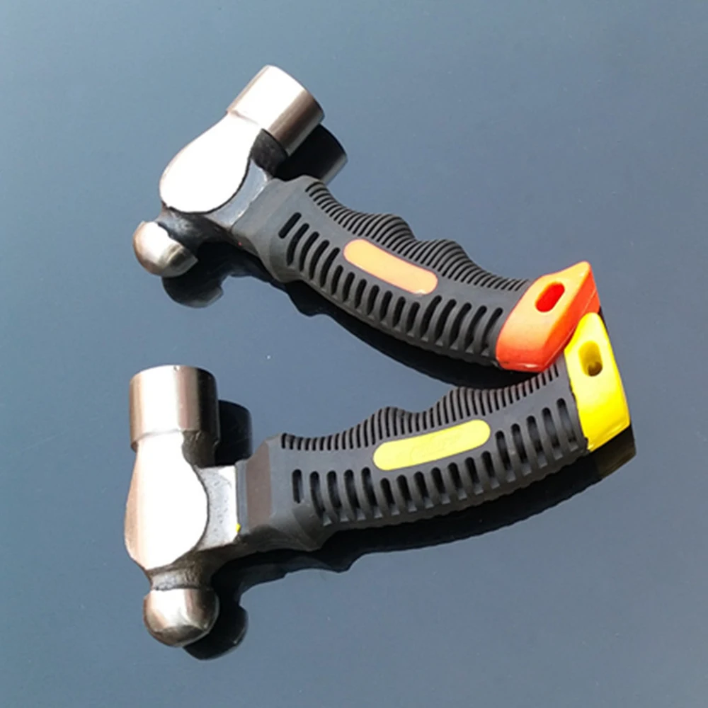

Round Head Hammer Ball-peen Hard Metal Hammer Double-faced Non Slip Rubber Grip Hand Tool Woodworking Tool High Carbon Steel