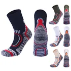 Уличные термоноски USHINE походные носки, спортивные носки для баскетбола, Нескользящие, для езды на велосипеде, зимние альпинистские носки