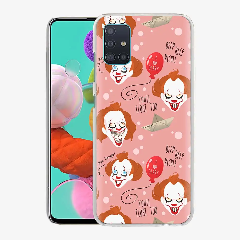 

Stephen King It Pennywise Phone Case for Samsung Galaxy A10 A10e A10s A20 A20e A20s A30 A40 A50 A70 A01 A11 Hard PC Cover Coque