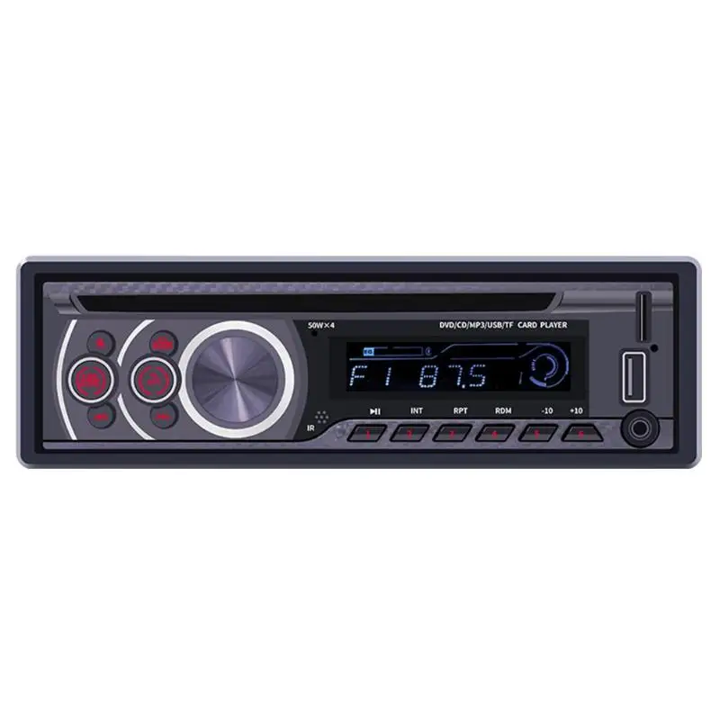 SWM 8169A 1 Din автомобильное радио Bluetooth стерео Авто Аудио CD VCD DVD mp3-плеер AUX USB TF карта