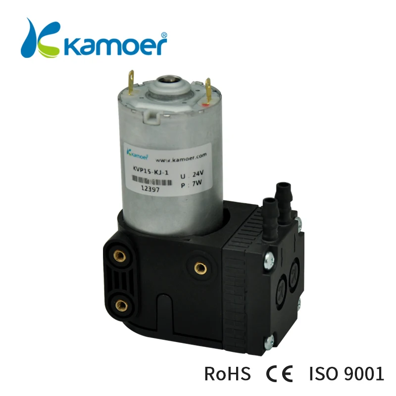 Kamoer 12 V/24 V KVP15 мини мембранный вакуумный насос с щеткой/бесщеточный мотор и одна