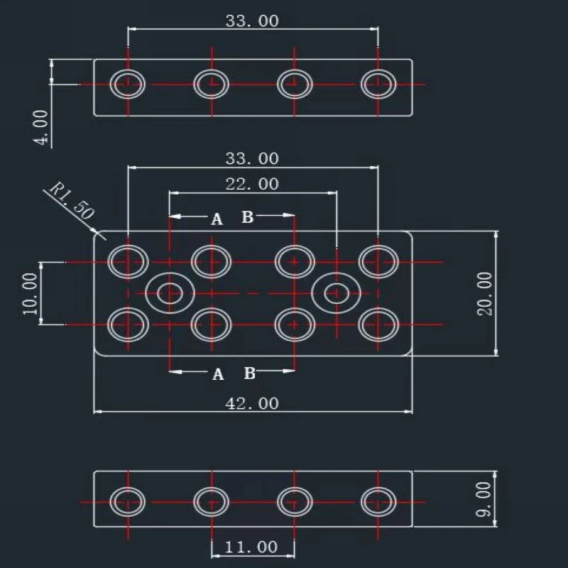 1 шт. электрическая струнная Блокировка басового моста черная 4-5 струн | Спорт и