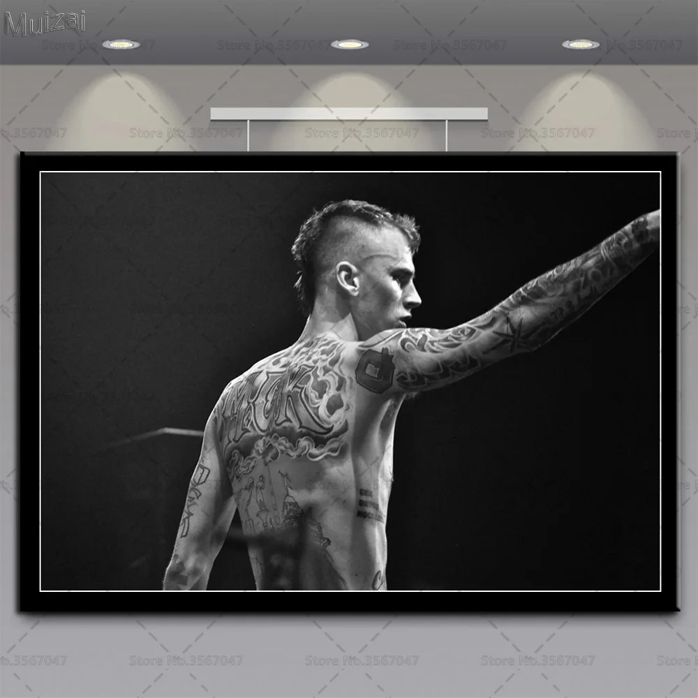 Плакаты и принты пулемет Петти-юбка реперские кепки настенный художественный