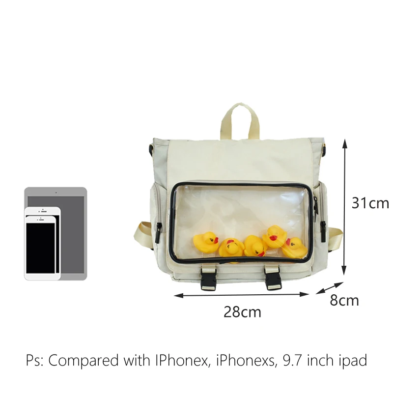 Высококачественная роскошная женская сумка Ita рюкзак большая вместительность