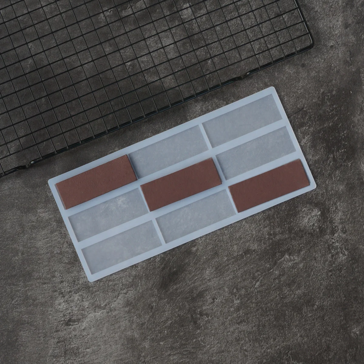 Форма для шоколада в полоску форма края торта декоративный силиконовый трафарет