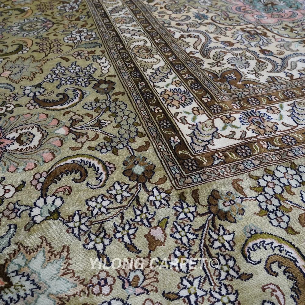 Yilong 14 'x 20' Большой Классический турецкий стиль ручной вязки шелковые