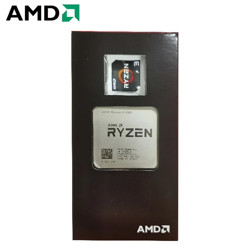 Новый процессор AMD Ryzen 3 1200 R3 1 ГГц четырехъядерный 65 Вт настольный разъем AM4