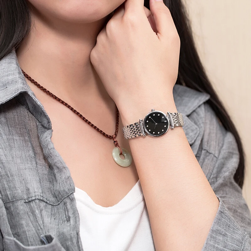 

Top Luxury Ultrathin Women's Watches Sapphire Glass Stainless Steel Ladies Quartz Wristwatch Brand Female Clock montre femme aaa