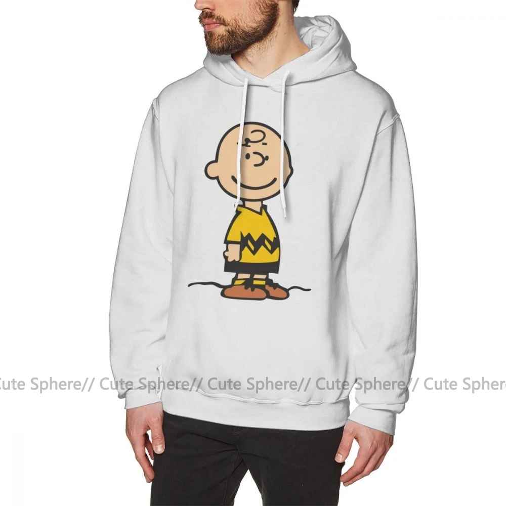 Charlie коричневая Толстовка Charlie коричневая Merchendise толстовки мужские уличные пуловеры худи теплые длинные красивые белые большие толстовки - Цвет: White