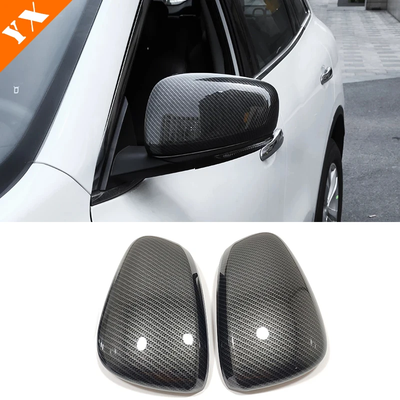 

ABS Chrome/Carbon fiber 2pcs For Renault Scenic Car Side Door Rearview Turning mirror cover trim accessories 2016 2017 2018 2019