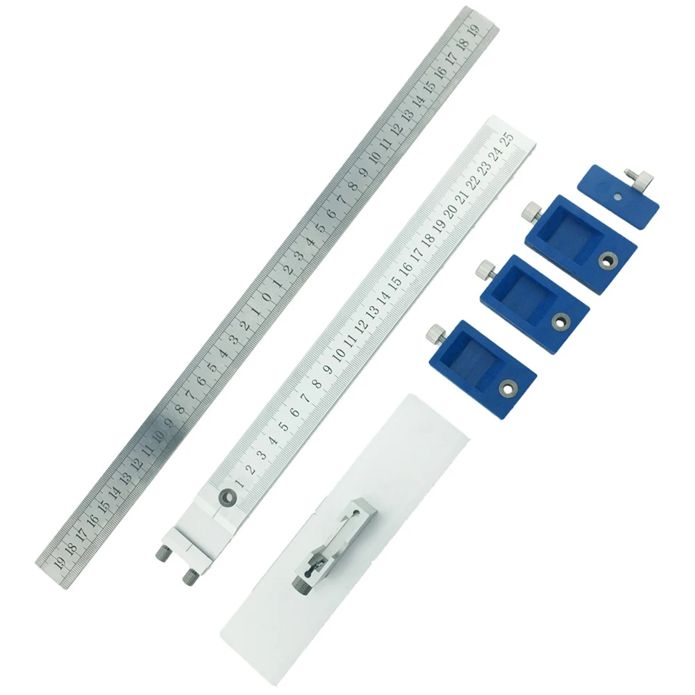 

Punch Locator Aluminum Alloy Set Pocket Hole Woodworking Tool Drill Guide Hardware Jig Drawer Cabinet Sleeve