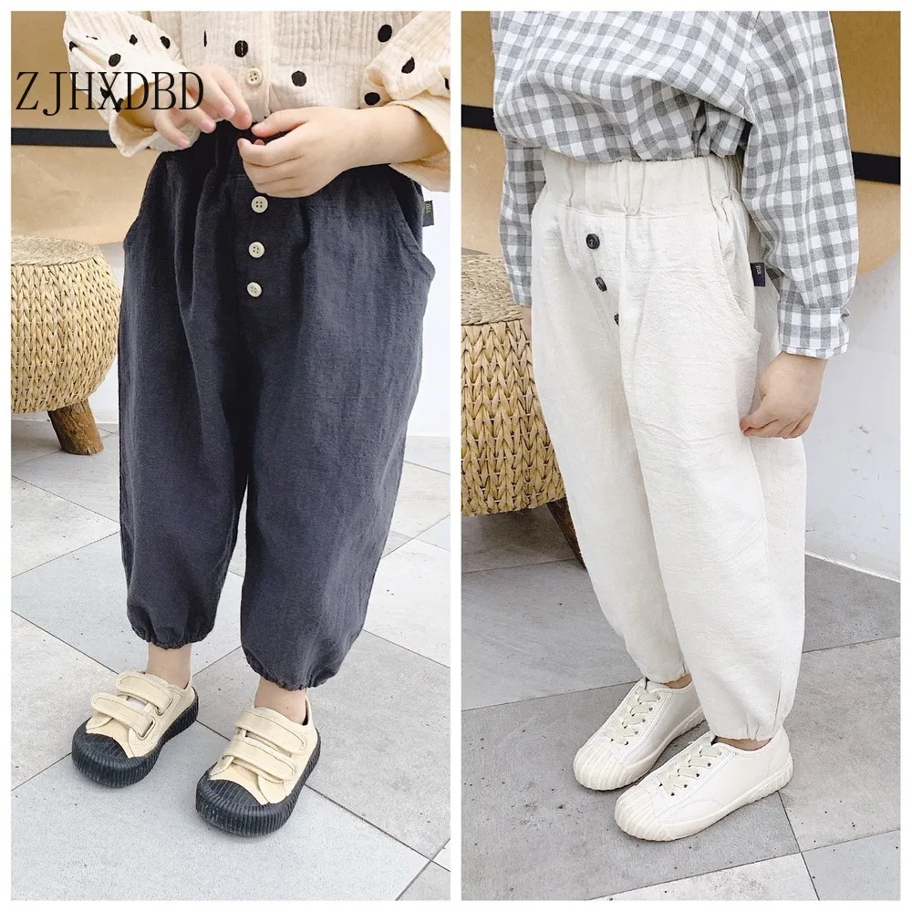 

Kids Leisure Pant 1-8Y Casual Trousers Spring Autumn Toddler Baby Boys Children Clothing Children's Korean Style Harem Pants