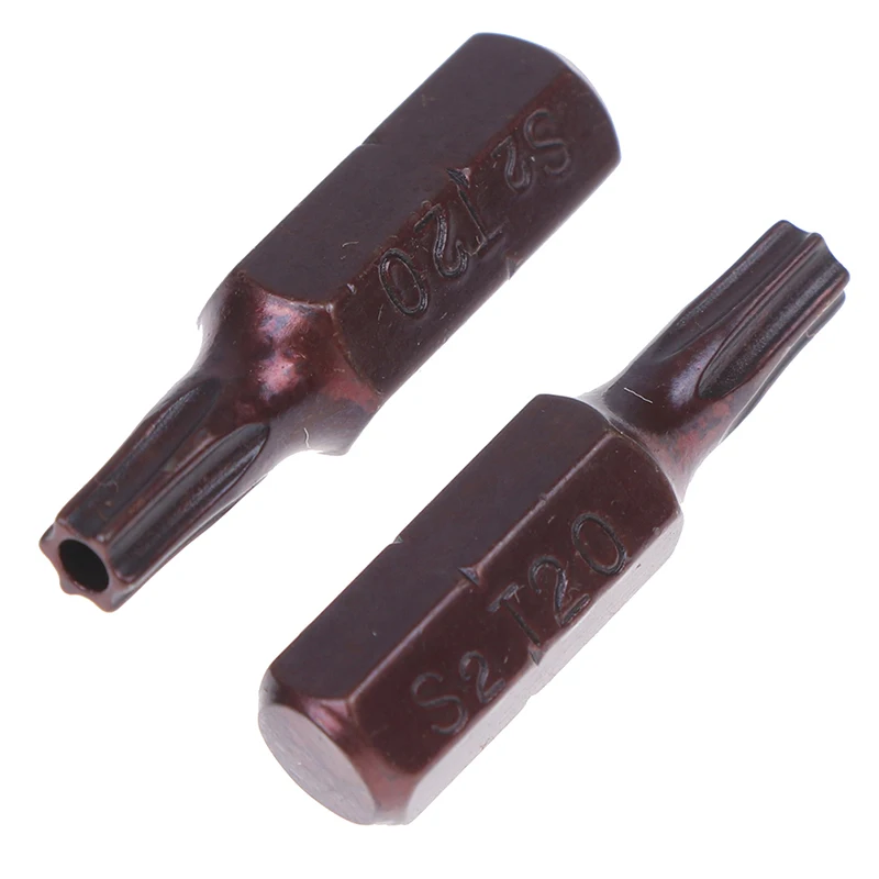 

12Pcs 25mm 1/4" Hex Shank Magnetic T20 Torx Security Screwdriver Bits With Hole Drop Ship Screwdrivers Kit Drill Bit