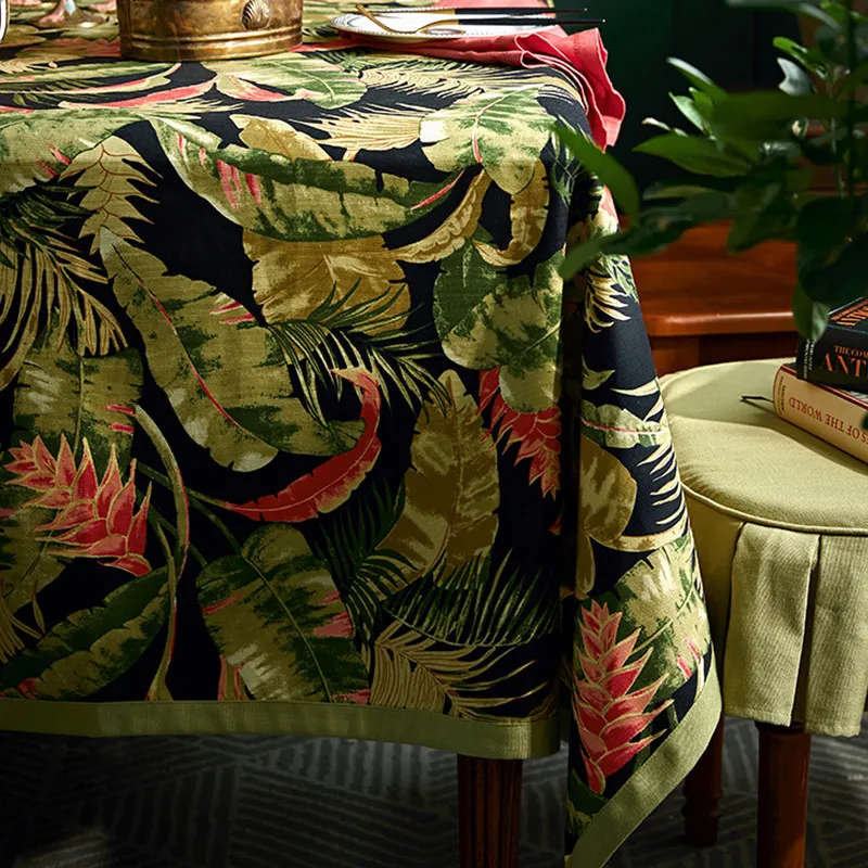 Джунгли хлопок скатерти рождественские украшения подарок для дома покрытие