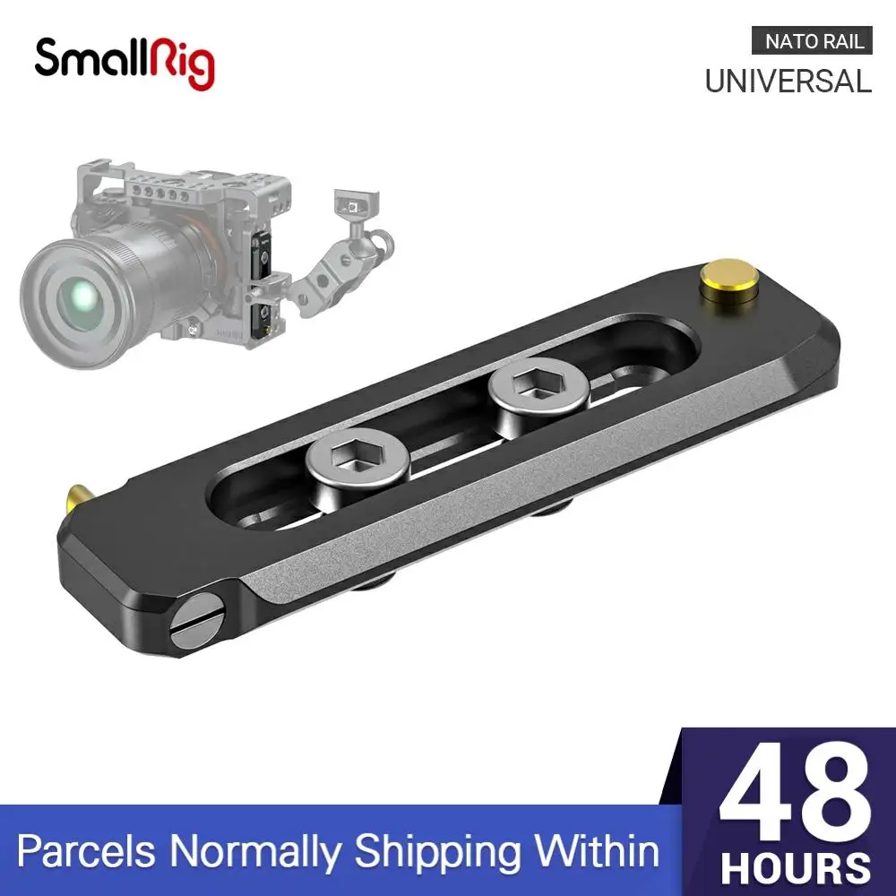 Низкопрофильный НАТО рельс SmallRig 70 мм длиной 6 толщиной с 1/4 &quot 20 монтажными