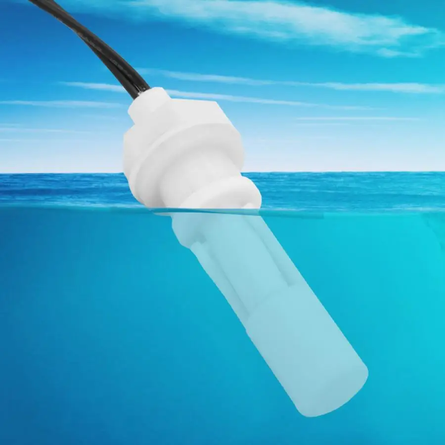 2 шт. горизонтального ПОПЛАВКОВЫЙ Сенсор переключатель PP датчик уровня воды и