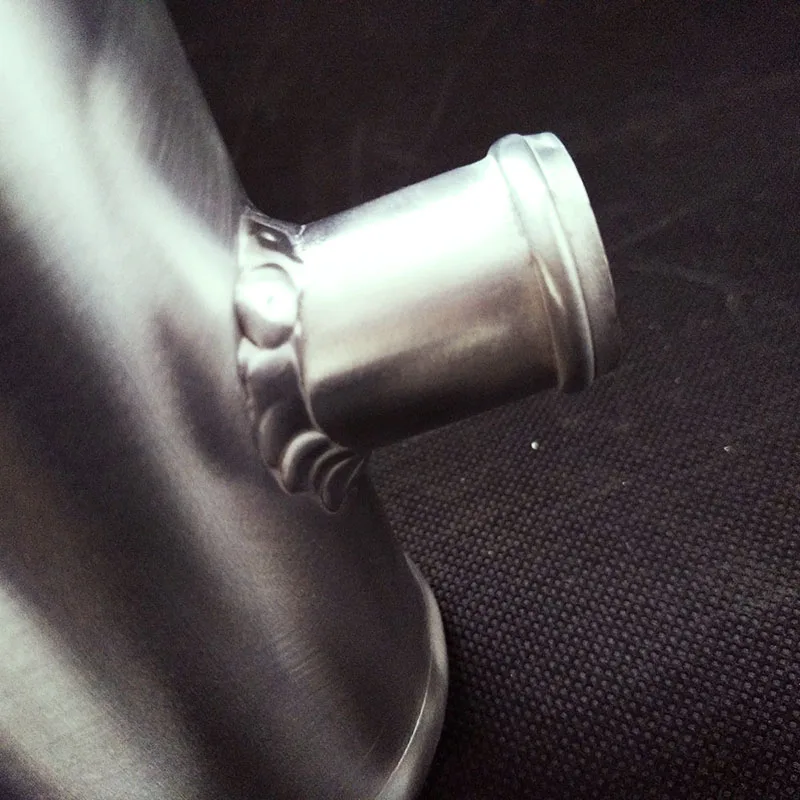 Алюминиевый Т образный Трубчатый Адаптер для выдувного клапана 63 мм 2 5 дюйма 25 ID