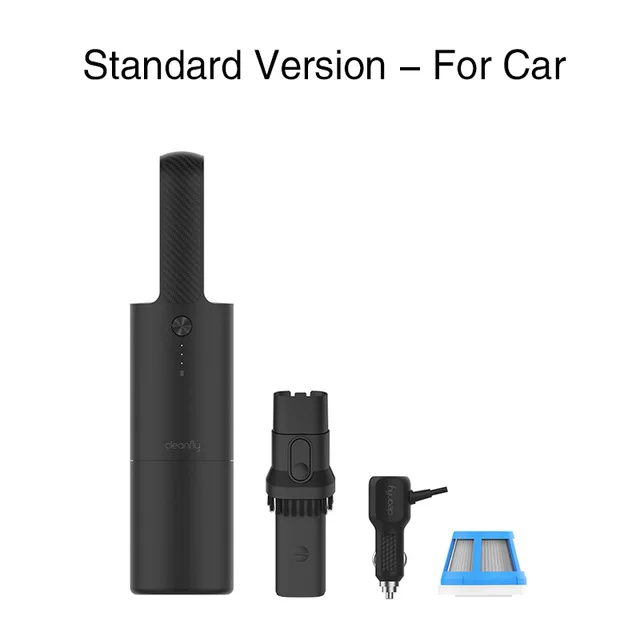 Black Standard Xiaomi Mijia Cleanfly FVQ Портативный Автомобильный Ручной пылесос для дома беспроводной мини-пылеуловитель сильный Циклон всасывания - Цвет: Black Standard