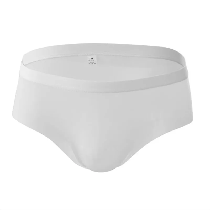 

Mens Underwear Briefs Summer Men's Briefs Ice Transparent Low Waist Sexy Panties Seamless Silkly Transparent Pants Hot Sale