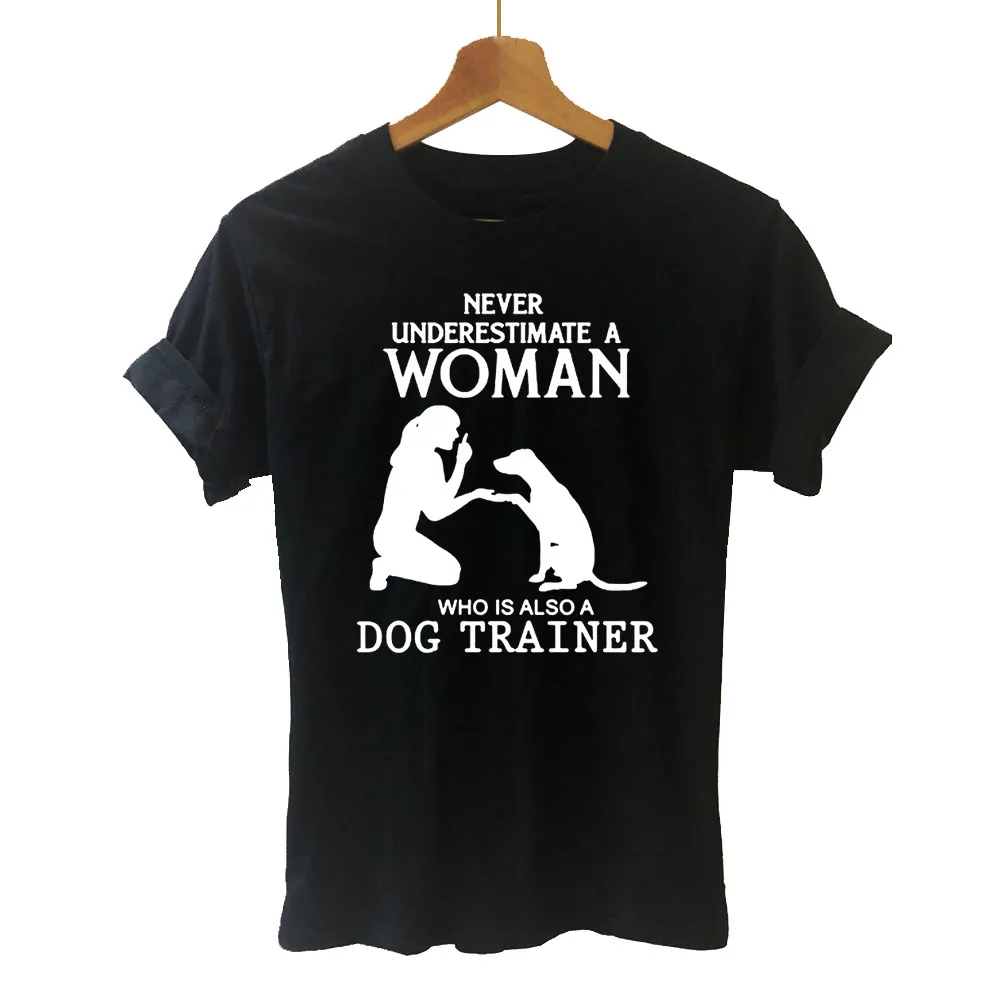 

Футболка для дрессировки собак в стиле Харадзюку, забавная Женская одежда, повседневные топы с коротким рукавом, футболки размера плюс