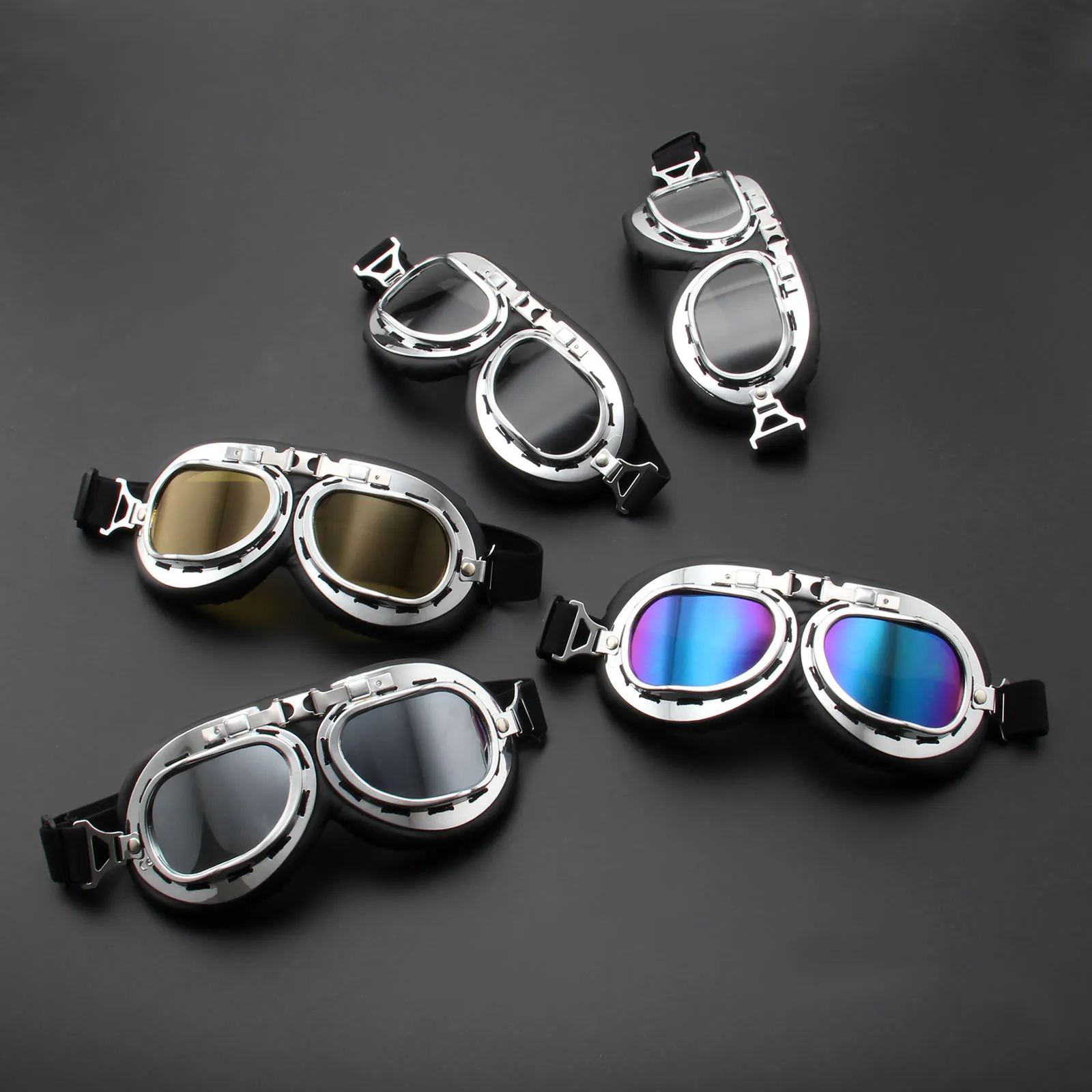 Мотоциклетные очки винтажные мотоциклетные ретро для внедорожных гонок