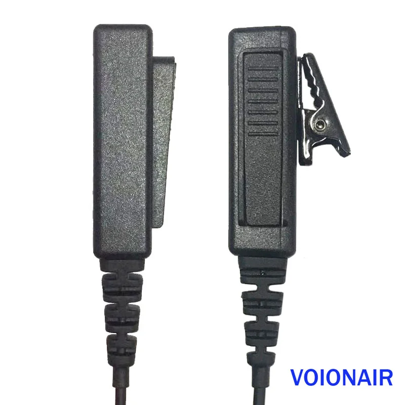 VOIONAIR 10 шт./лот D-образная петля наушники гарнитура PTT микрофон для Motorola CP200 DP1400 YAESU