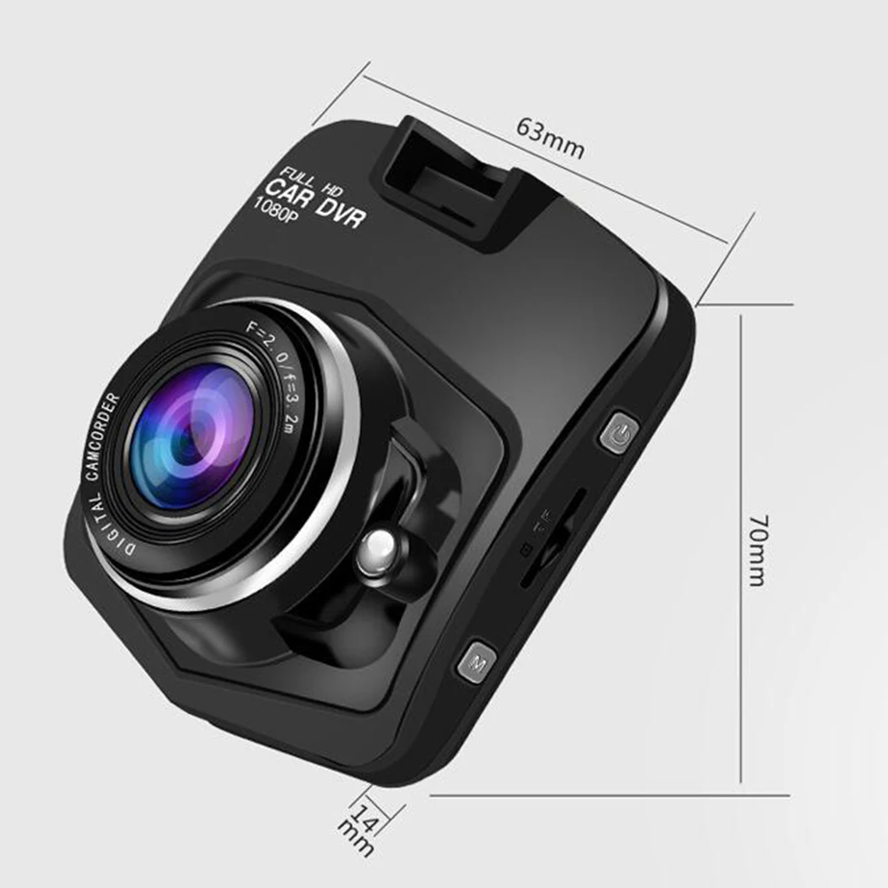 

Mini Car DVR Dash Cam Car Driving Video Recorder Night Vision Wide Angle Parking Monitoring Shield Drive Recorder