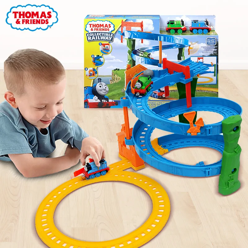 Оригинальный набор игрушечного поезда Thomas and Friends Spin Track обучающая игрушка для