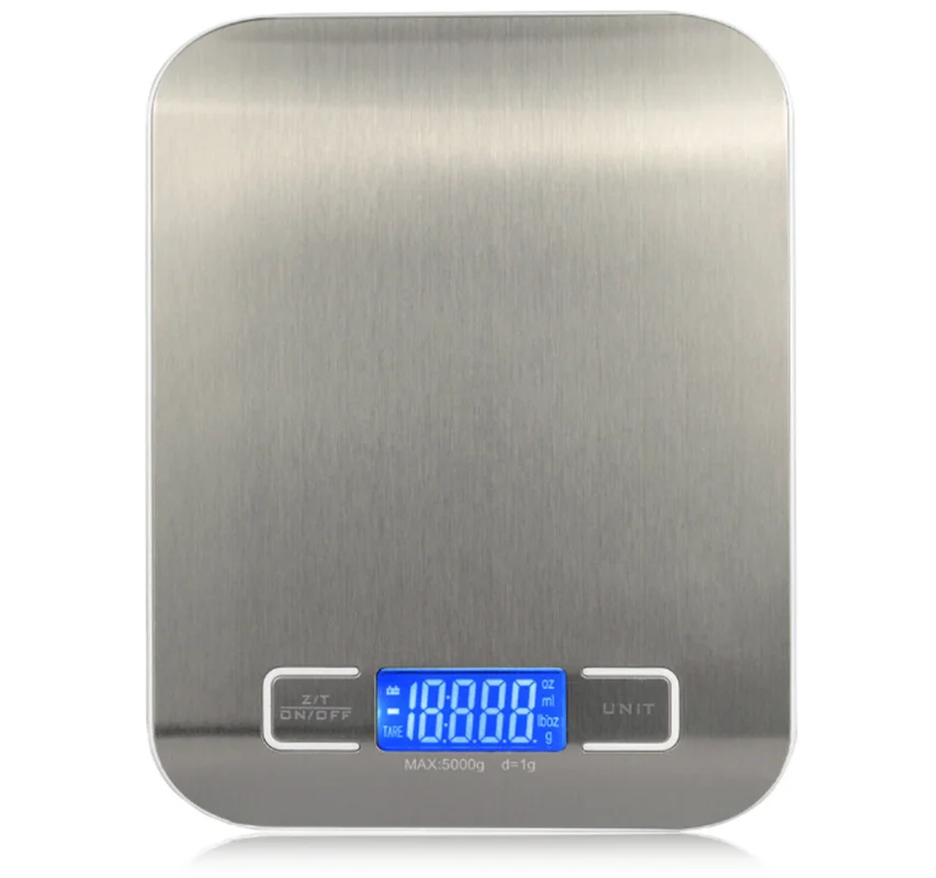 

Household Digital Baking Scale Stainless Steel Electronic 5kg/1g High Precision Weight Scale Desserts Cooking Kitchen Scale Tool