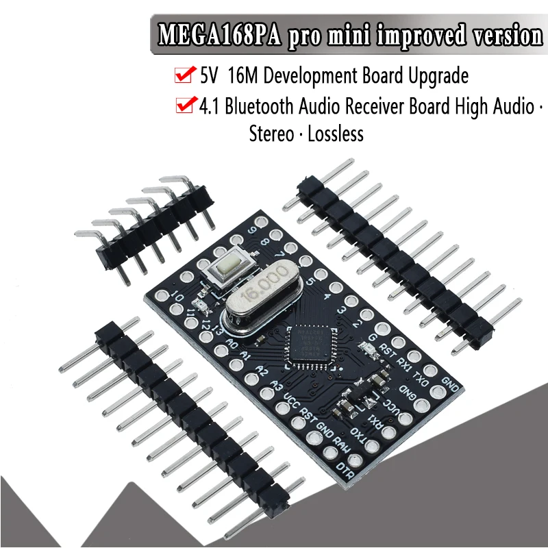 AEAK Pro мини-модуль Atmega168 5 в 16 м для Arduino совместимый нано микро контроль микро плата управления