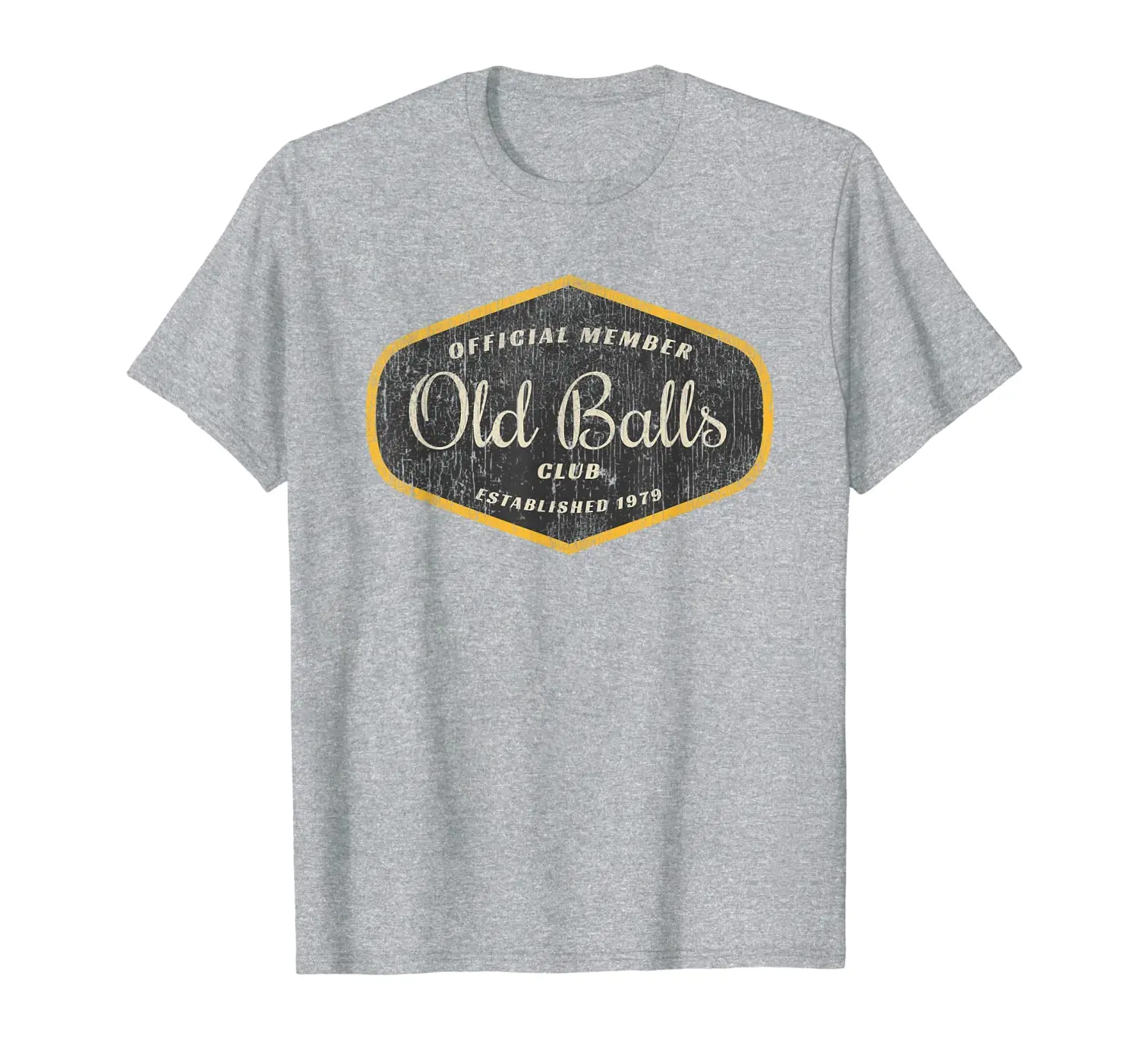 

Mens Vintage 1979 40th Birthday Official Member Old Balls Club T-Shirt