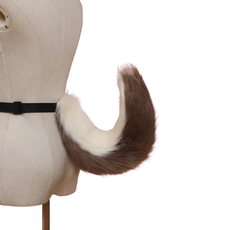 Мягкий Гладкий хвост анимации регулируемые милые костюмы для Хэллоуина и