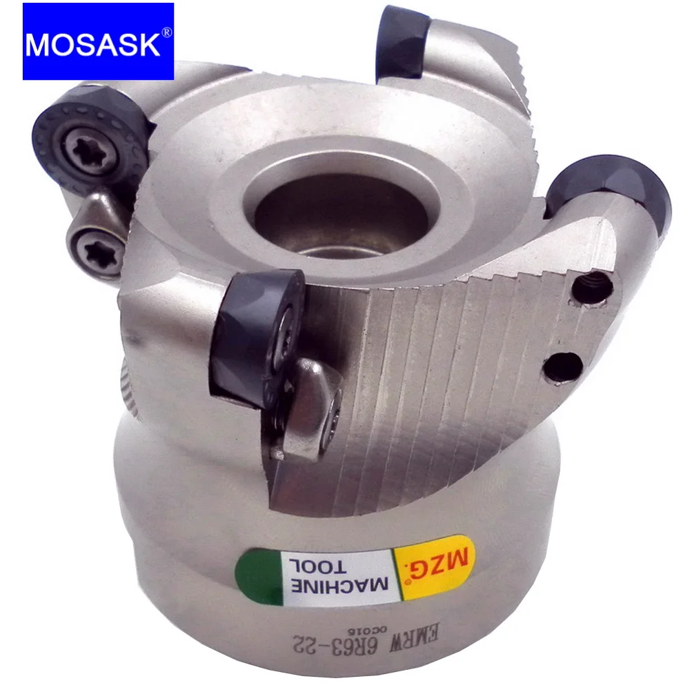 Moask EMRW R5 R6 50 63 80 мм режущий инструмент с фиксирующей головкой твердосплавное
